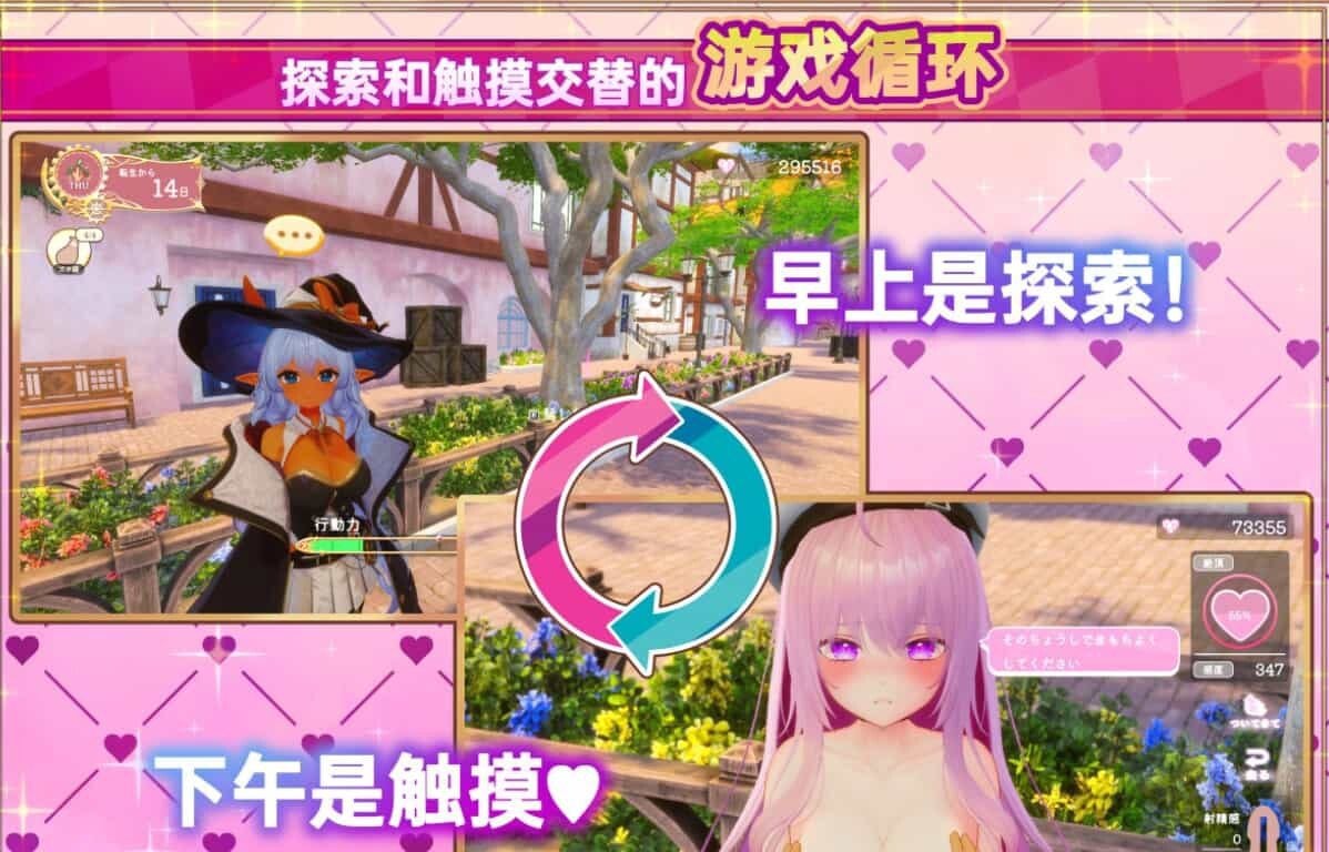 14157[3D/触摸/动态]异世界树的巫女～用魔法触摸尽情做色色的事～ 異世界樹の巫女～魔法のチカラでおさわりHやりたい放題～steam官方中文去码版[PC+安卓盖世] - RPG盒子