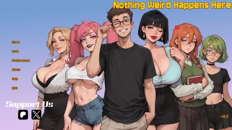欧美SLG/精翻汉化】这里什么怪事都不会发生 无事发生Nothing Weird Happens Here [v0.55-iOS18Game